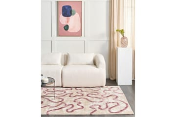 Matte Kappar - Beige, Rosa - Tekstiler & tepper - Teppe & matte - Moderne matte - Viskosematter