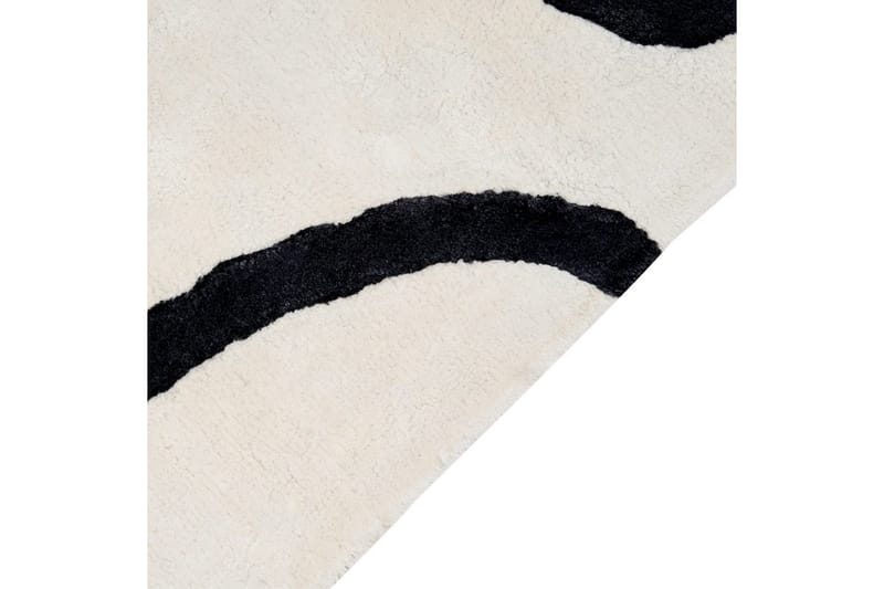 Matte Kappar - Hvit, Svart - Tekstiler & tepper - Teppe & matte - Moderne matte - Viskosematter
