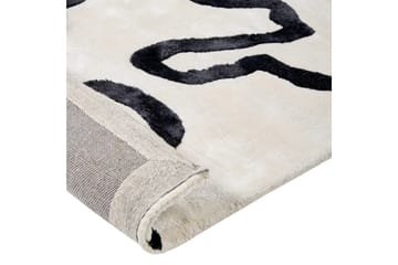 Matte Kappar - Hvit, Svart - Tekstiler & tepper - Teppe & matte - Moderne matte - Viskosematter