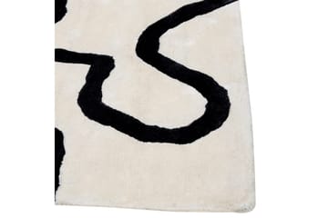 Matte Kappar - Hvit, Svart - Tekstiler & tepper - Teppe & matte - Moderne matte - Viskosematter