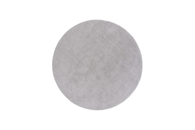 Matte Ulu Rund 200 cm - Lysegrå - Ullteppe - Store tepper