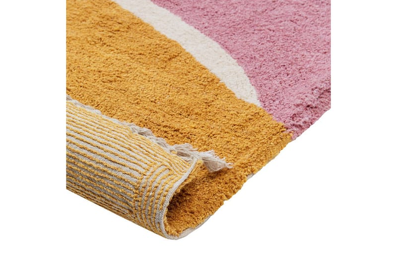 Matte Xinali - Rosa, gul, rød, beige - Tekstiler & tepper - Teppe & matte - Moderne matte - Bomullsmatter