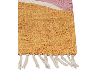 Matte Xinali - Rosa, gul, rød, beige - Tekstiler & tepper - Teppe & matte - Moderne matte - Bomullsmatter