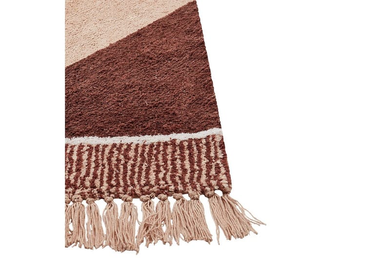 Matte Xuluf - Brun, Beige - Tekstiler & tepper - Teppe & matte - Moderne matte - Bomullsmatter