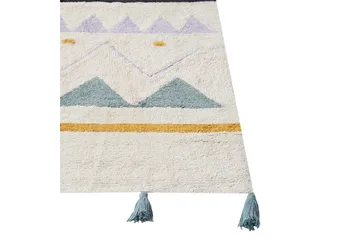 Matte Zaysan - Beige, grønn, lilla, gul, svart - Tekstiler & tepper - Teppe & matte - Moderne matte - Bomullsmatter