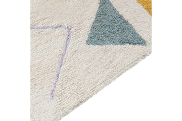 Matte Zaysan - Beige, grønn, lilla, gul, svart - Tekstiler & tepper - Teppe & matte - Moderne matte - Bomullsmatter