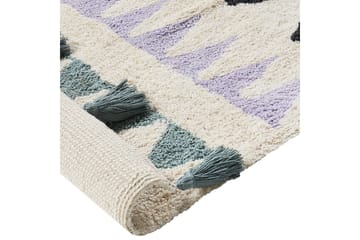 Matte Zaysan - Beige, grønn, lilla, gul, svart - Tekstiler & tepper - Teppe & matte - Moderne matte - Bomullsmatter