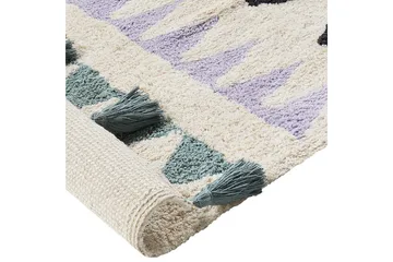 Matte Zaysan - Beige, grønn, lilla, gul, svart - Tekstiler & tepper - Teppe & matte - Moderne matte - Bomullsmatter