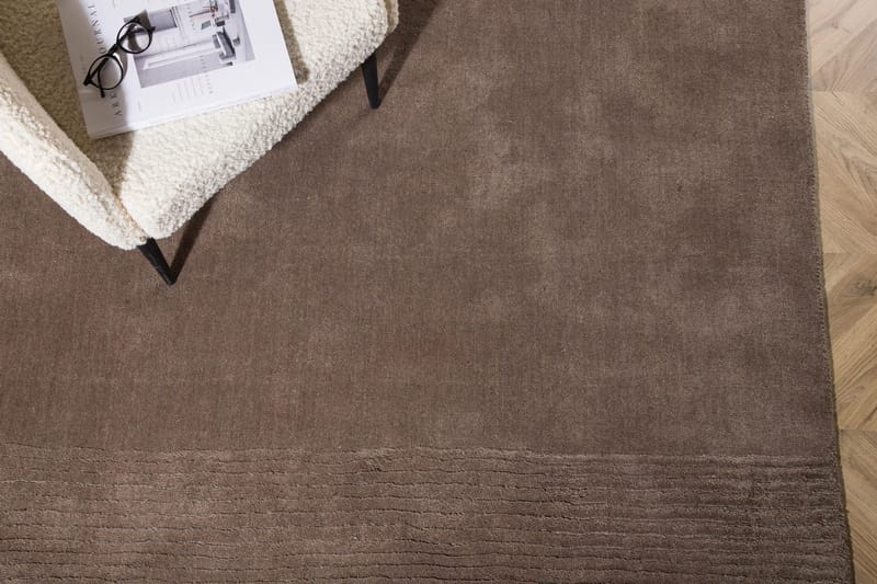 Matteo Ullteppe 250x350 cm Rektangulær - Brun - Tekstiler & tepper - Teppe & matte - Moderne matte - Ullteppe