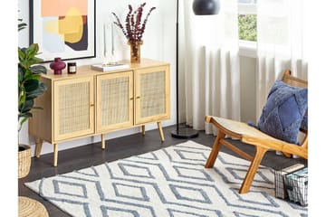 Menderes Ryeteppe 160x230 cm - Beige - Tekstiler & tepper - Teppe & matte - Moderne matte - Ryetepper