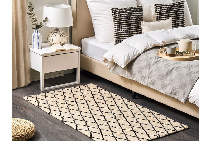 Midyat Ryeteppe 80x150 cm - Beige - Tekstiler & tepper - Teppe & matte - Moderne matte - Ryetepper