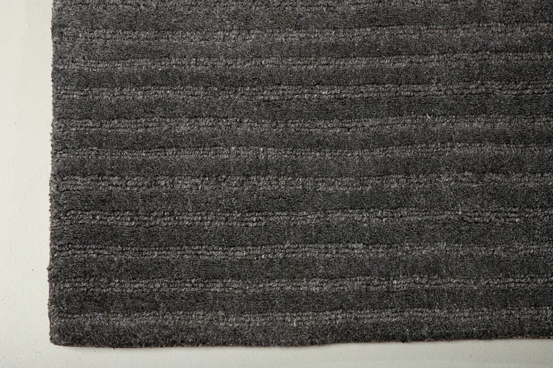 Milton Ullteppe 200x300 cm Rektangulær - Mørk grå - Tekstiler & tepper - Teppe & matte - Moderne matte - Ullteppe