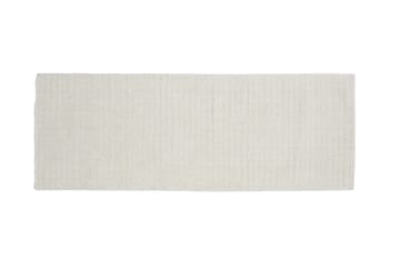 Milton Ullteppe 70x200 cm Rektangulær - Hvit - Tekstiler & tepper - Teppe & matte - Moderne matte - Ullteppe