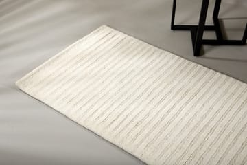 Milton Ullteppe 70x200 cm Rektangulær - Hvit - Tekstiler & tepper - Teppe & matte - Moderne matte - Ullteppe