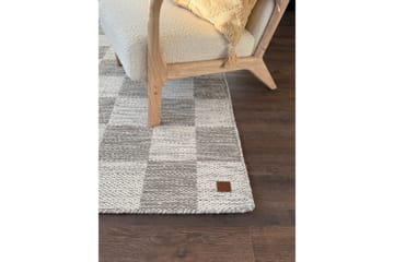 Moharan Ullteppe 140x200 cm Rektangulært - Grå - Tekstiler & tepper - Teppe & matte - Moderne matte - Ullteppe