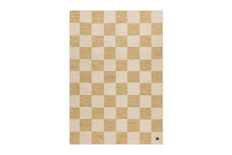 Moharan Ullteppe 140x200 cm Rektangulært - Gul - Tekstiler & tepper - Teppe & matte - Moderne matte - Ullteppe