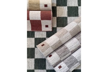 Moharan Ullteppe 140x200 cm Rektangulært - Mørk beige - Tekstiler & tepper - Teppe & matte - Moderne matte - Ullteppe