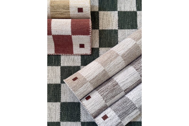 Moharan Ullteppe 140x200 cm Rektangulært - Mørk beige - Tekstiler & tepper - Teppe & matte - Moderne matte - Ullteppe