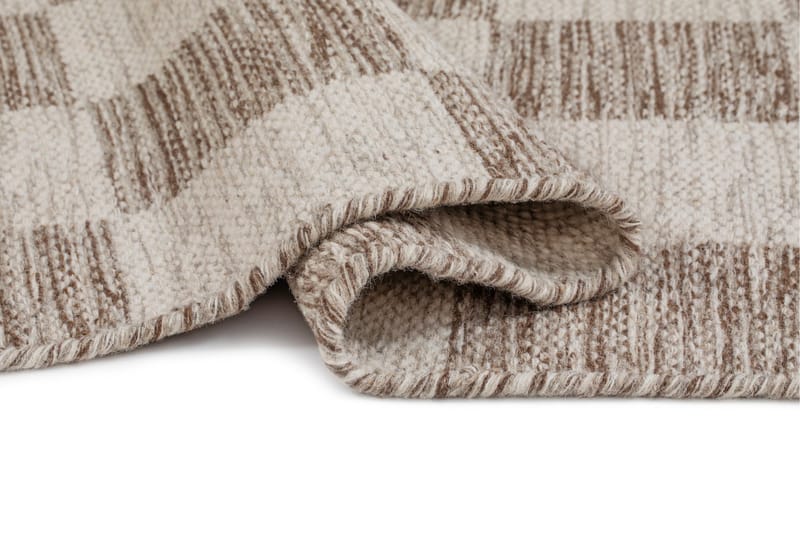 Moharan Ullteppe 140x200 cm Rektangulært - Mørk beige - Tekstiler & tepper - Teppe & matte - Moderne matte - Ullteppe