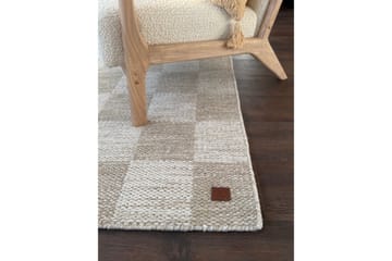 Moharan Ullteppe 160x230 cm Rektangulært - Lin - Tekstiler & tepper - Teppe & matte - Moderne matte - Ullteppe