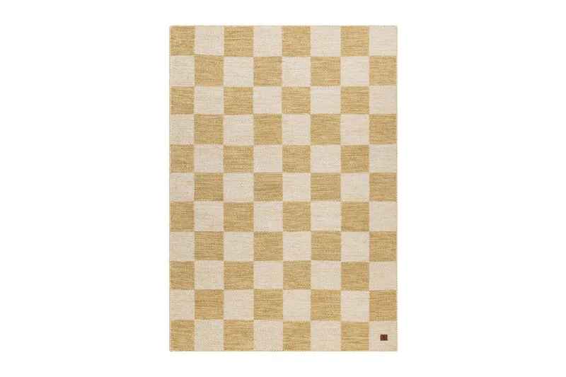 Moharan Ullteppe 200x300 cm Rektangulært - Gul - Tekstiler & tepper - Teppe & matte - Moderne matte - Ullteppe
