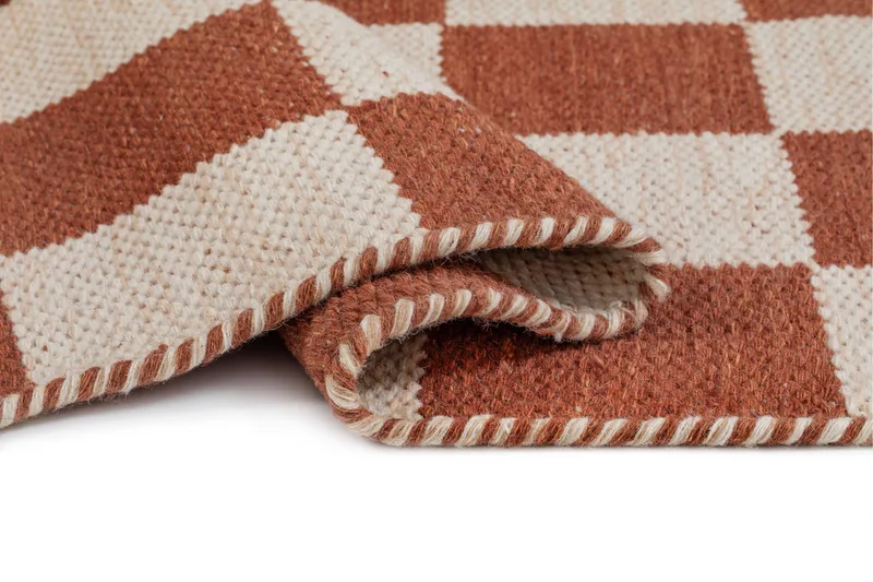 Moharan Ullteppe 200x300 cm Rektangulært - Terrakotta - Tekstiler & tepper - Teppe & matte - Moderne matte - Ullteppe