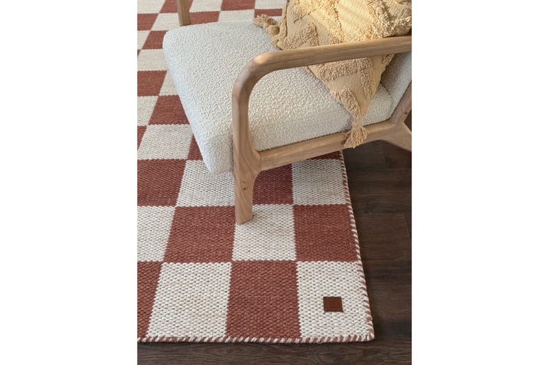 Moharan Ullteppe 240x340 cm Rektangulært - Terrakotta - Tekstiler & tepper - Teppe & matte - Moderne matte - Ullteppe