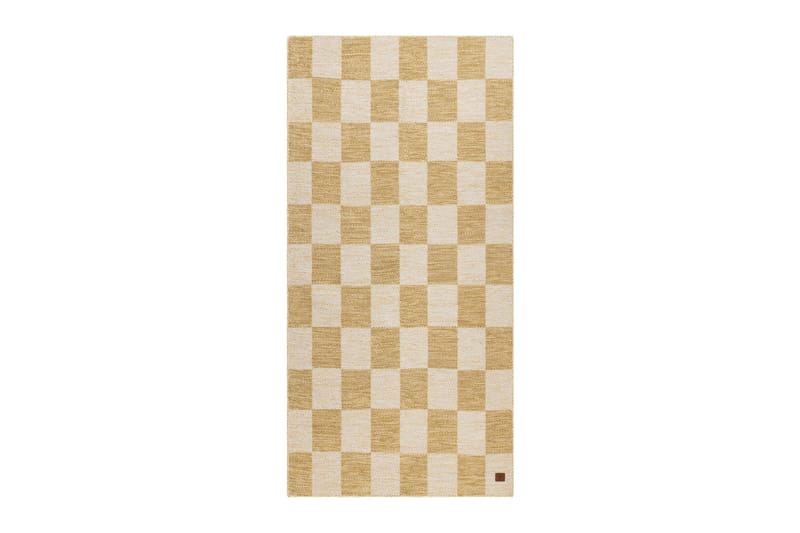 Moharan Ullteppe 75x200 cm Avlangt - Gul - Tekstiler & tepper - Teppe & matte - Moderne matte - Ullteppe