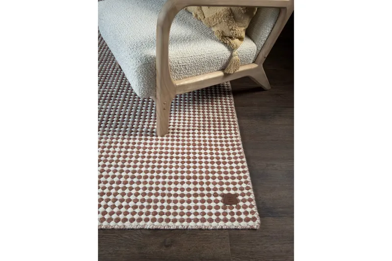 Mohardi Ullteppe 160x230 cm Rektangulært - Terrakotta - Tekstiler & tepper - Teppe & matte - Moderne matte - Ullteppe
