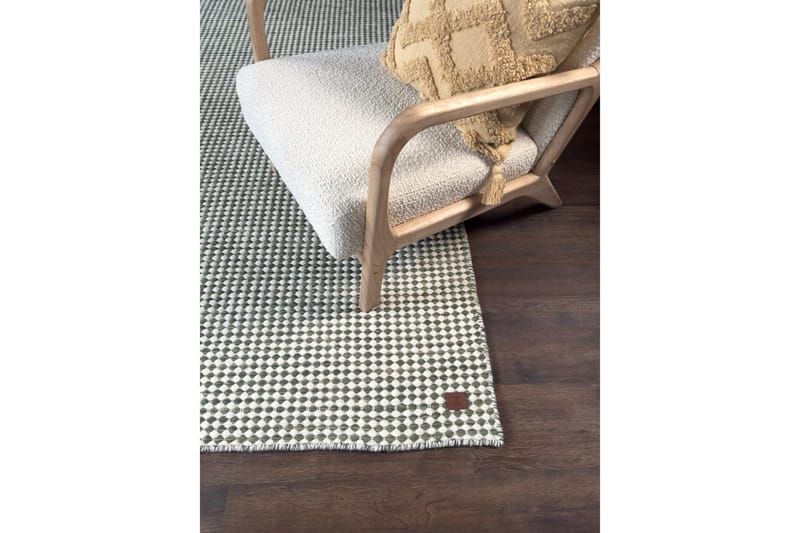 Mohardi Ullteppe 80x200 cm Avlangt - Smaragdgrønn - Tekstiler & tepper - Teppe & matte - Moderne matte - Ullteppe