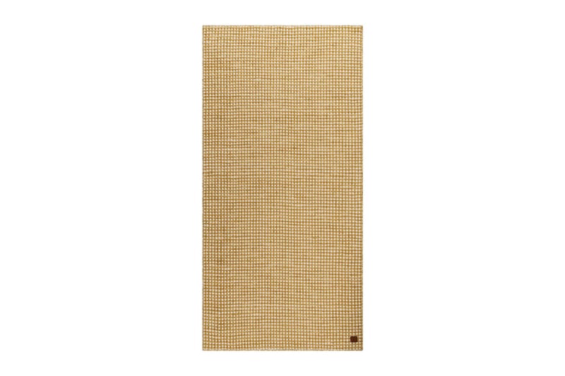 Mohardi Ullteppe 80x300 cm Avlangt - Gul - Tekstiler & tepper - Teppe & matte - Moderne matte - Ullteppe