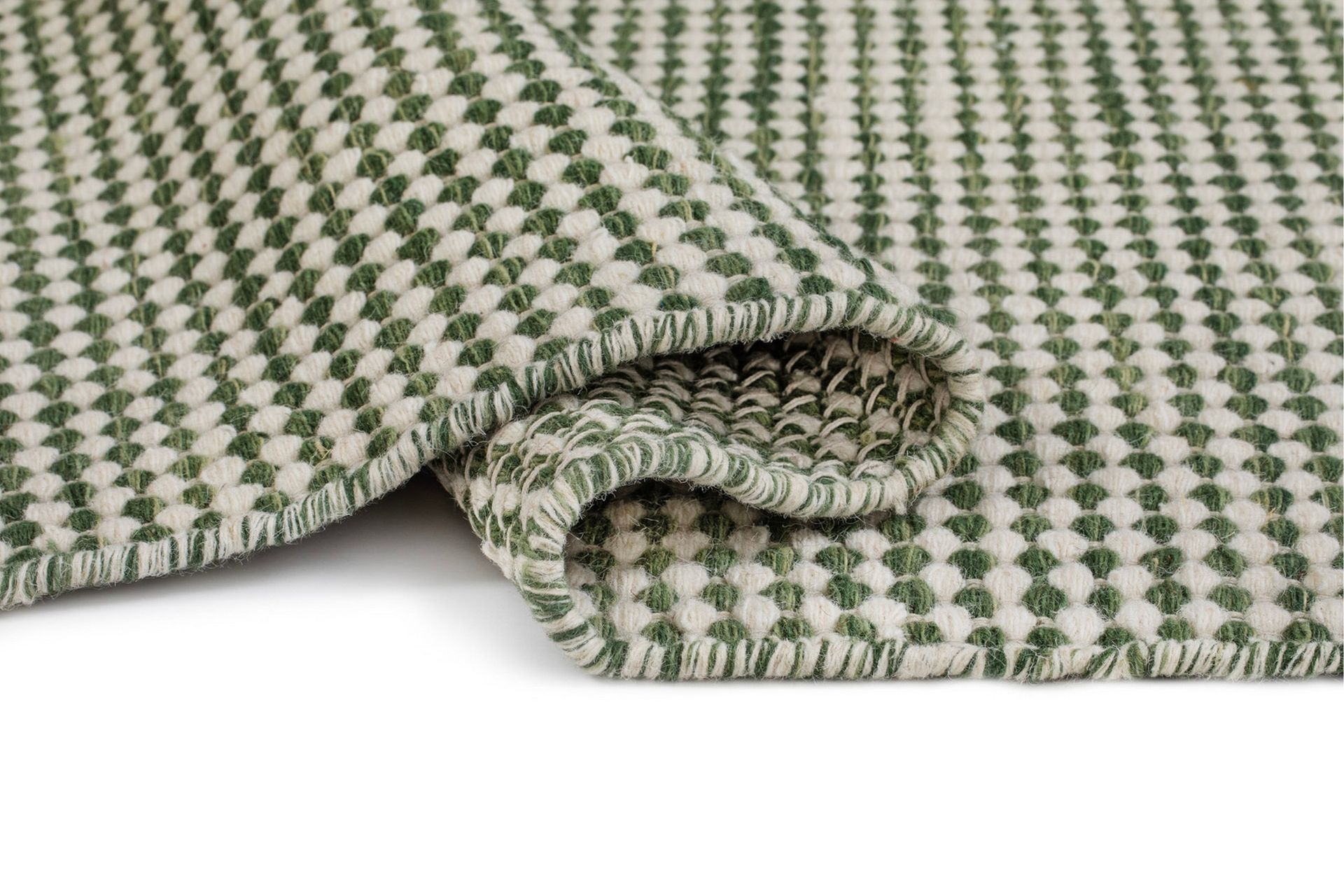 Mohardi Ullteppe 80x300 cm Avlangt - Smaragdgrønn - Tekstiler & tepper - Teppe & matte - Moderne matte - Ullteppe