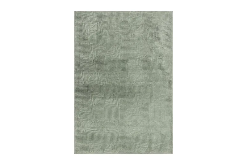 Momita Friezeteppe 160x230 cm Rektangulært, Grønn