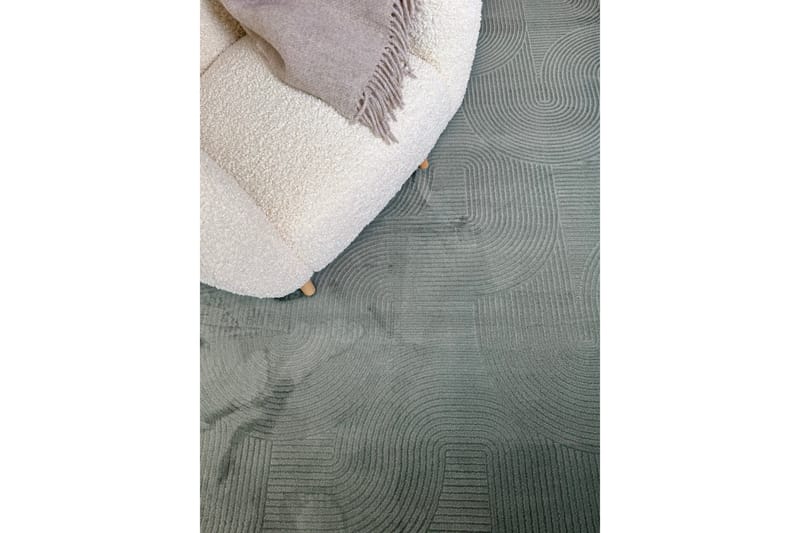 Momita Friezeteppe 80x250 cm Avlangt - Grønn - Tekstiler & tepper - Teppe & matte - Moderne matte - Friezematte