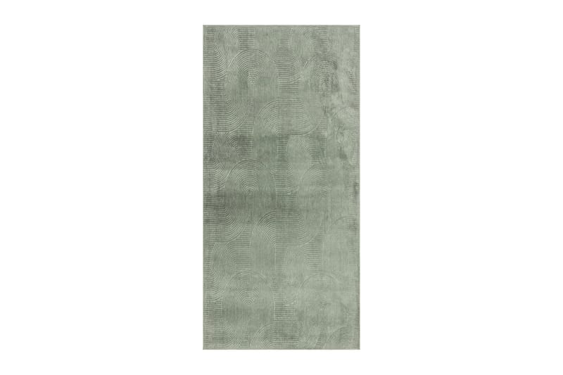Momita Friezeteppe 80x250 cm Avlangt, Grønn