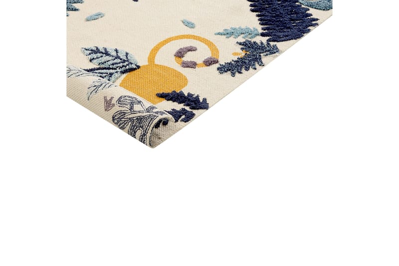 Naibos Bomullsteppe 80x150 cm - Beige - Tekstiler & tepper - Teppe & matte - Moderne matte - Bomullsmatter