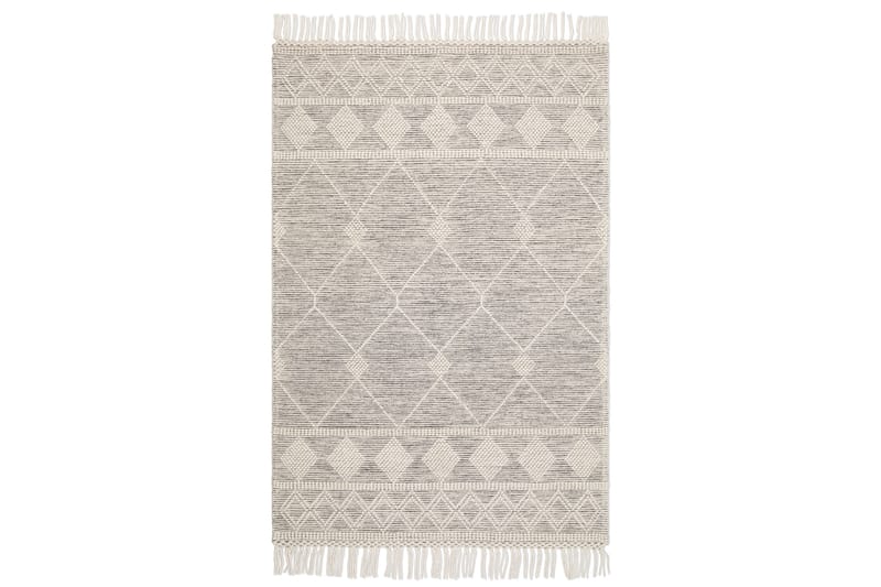 Nepal Ullteppe 240x340 cm - Svart - Tekstiler & tepper - Teppe & matte - Moderne matte - Ullteppe