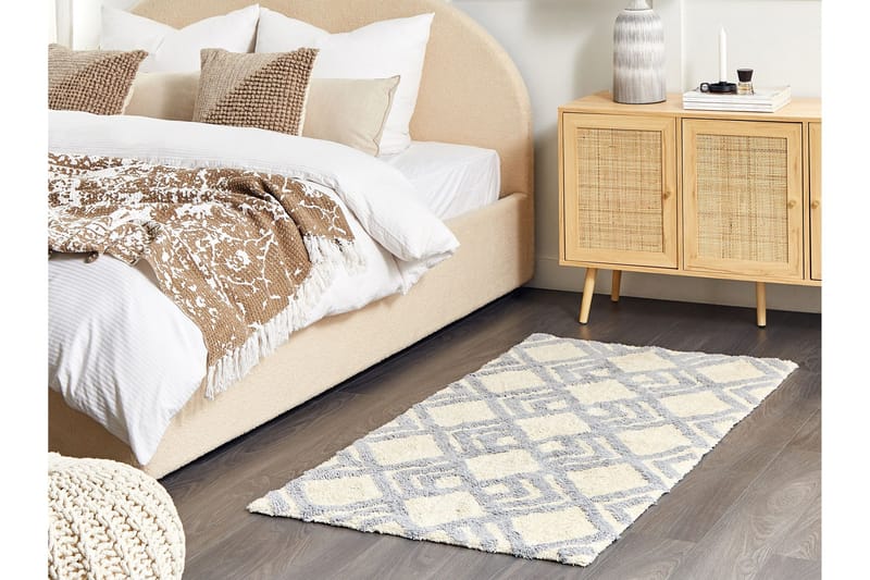 Nevsehir Ryeteppe 80x150 cm - Beige - Tekstiler & tepper - Teppe & matte - Moderne matte - Ryetepper