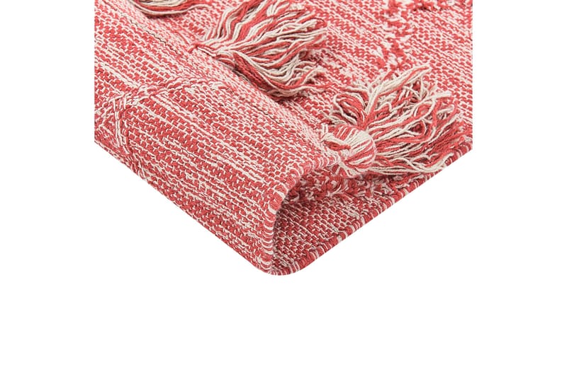 Nigde Ryeteppe 160x230 cm - Rød - Tekstiler & tepper - Teppe & matte - Moderne matte - Bomullsmatter