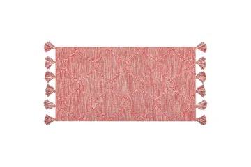 Nigde Ryeteppe 80x150 cm - Rød - Tekstiler & tepper - Teppe & matte - Moderne matte - Bomullsmatter