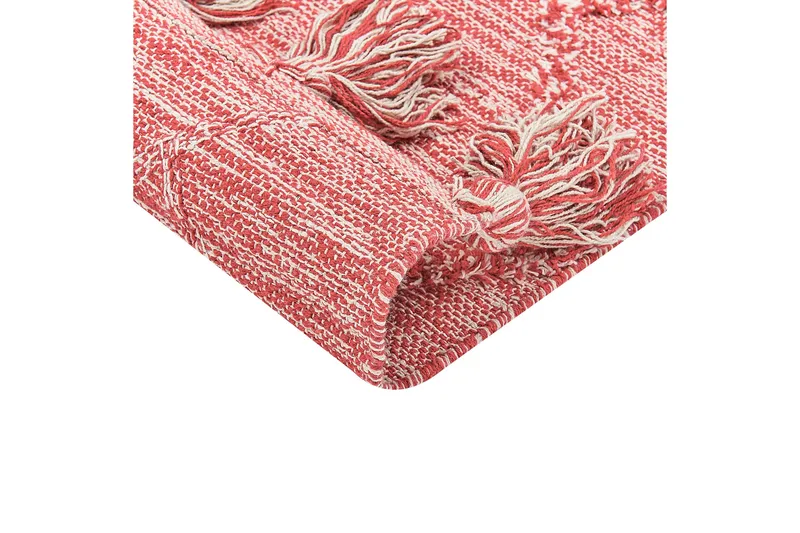 Nigde Ryeteppe 80x150 cm - Rød - Tekstiler & tepper - Teppe & matte - Moderne matte - Ryetepper