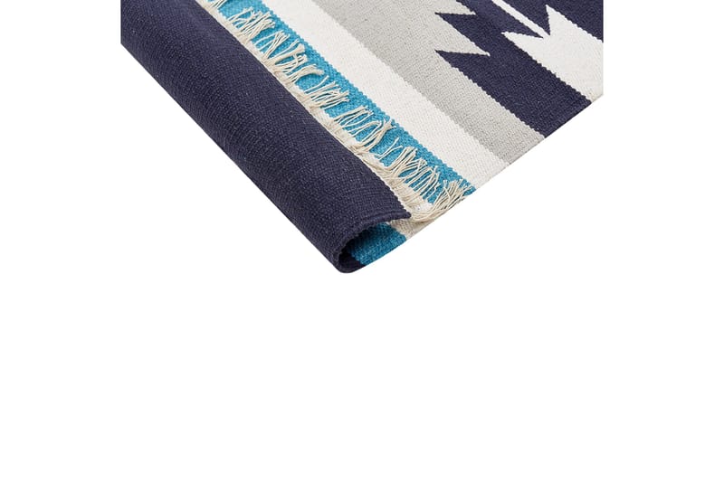 Noratus Bomullsteppe 200x300 cm - Blå - Tekstiler & tepper - Teppe & matte - Moderne matte - Bomullsmatter