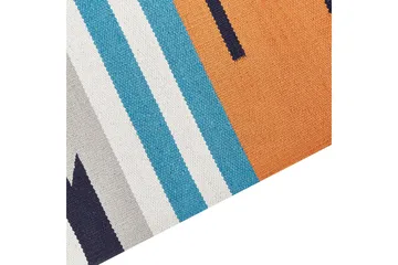 Noratus Bomullsteppe 80x300 cm - Blå - Tekstiler & tepper - Teppe & matte - Moderne matte - Bomullsmatter