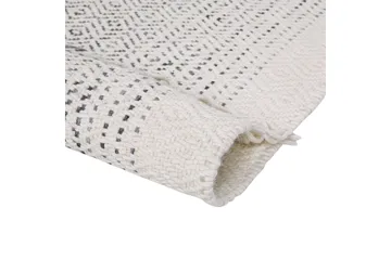 Omerli Ullteppe 140x200 cm - Svart/hvit - Tekstiler & tepper - Teppe & matte - Moderne matte - Ullteppe