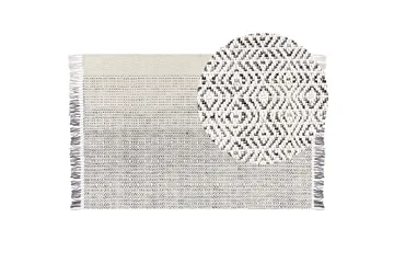 Omerli Ullteppe 160x230 cm - Svart/hvit - Tekstiler & tepper - Teppe & matte - Moderne matte - Ullteppe