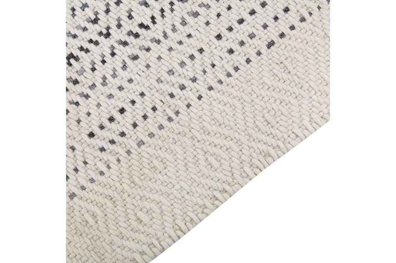 Omerli Ullteppe 80x150 cm - Svart/hvit - Tekstiler & tepper - Teppe & matte - Moderne matte - Ullteppe