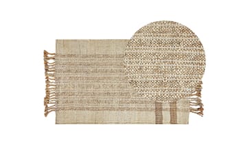 Ortaoba Juteteppe 80x150 cm - Beige - Tekstiler & tepper - Teppe & matte - Moderne matte - Jutematter & hampematter