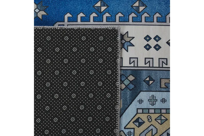 Parvakadli Ryeteppe 60x200 cm - Blå - Tekstiler & tepper - Teppe & matte - Moderne matte - Ryetepper