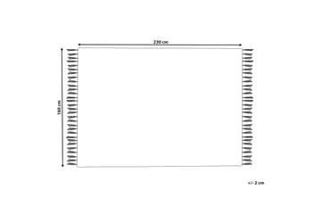 Pazar Ullteppe 160x230 cm - Svart/hvit - Tekstiler & tepper - Teppe & matte - Moderne matte - Ullteppe