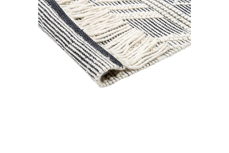 Pazar Ullteppe 160x230 cm - Svart/hvit - Tekstiler & tepper - Teppe & matte - Moderne matte - Ullteppe